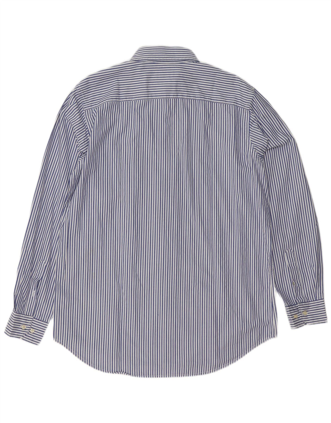 Camisa Avirex para hombre grande de algodón a rayas azules