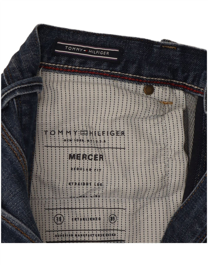 TOMMY HILFIGER Vaqueros rectos Mercer de corte regular para hombre W34 L33 Algodón azul