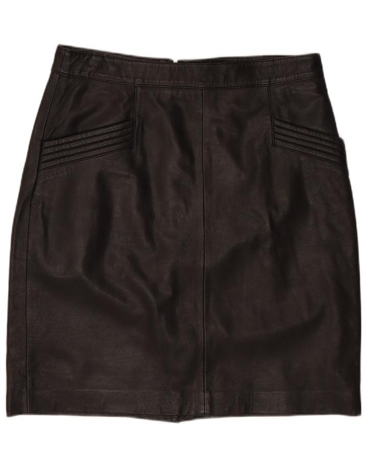 B.Young Minifalda de cuero para mujer EU 38 Medium W30 Cuero negro