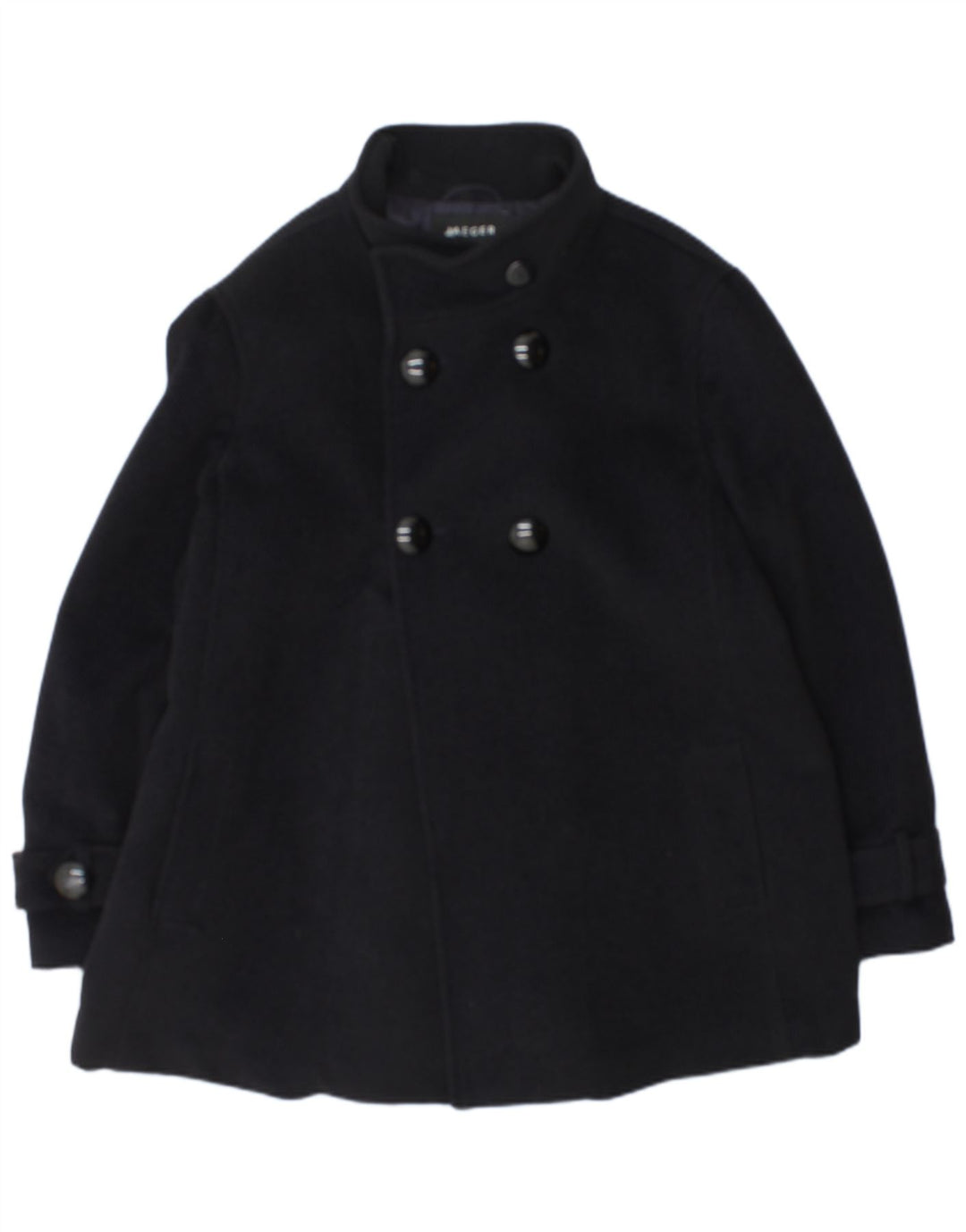 Jaeger Chaquetón para Mujer UK 40 XL Azul Marino Angora