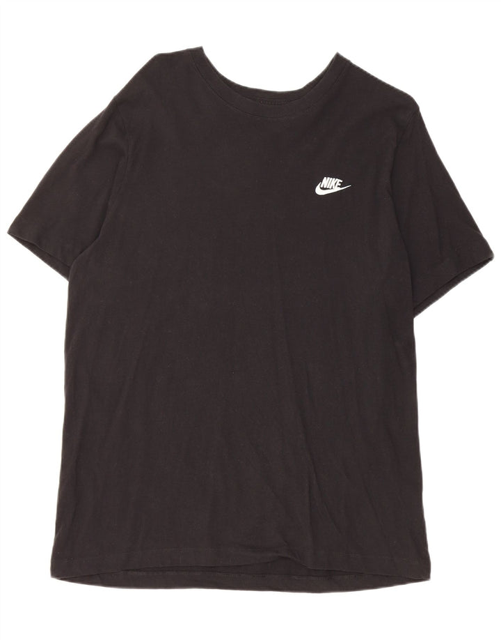 Nike - Camiseta para hombre, talla grande, color negro, algodón