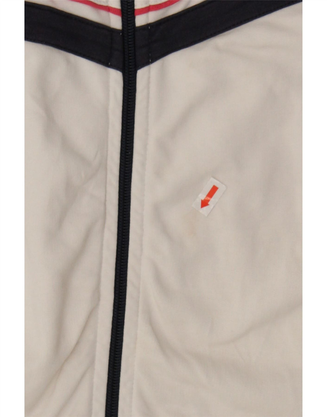 CHAMPION Womens Heritage Fit Tracksuit Top Jacket UK 14 Medium White Vintage Champion and Second-Hand Champion from Messina Hembry 