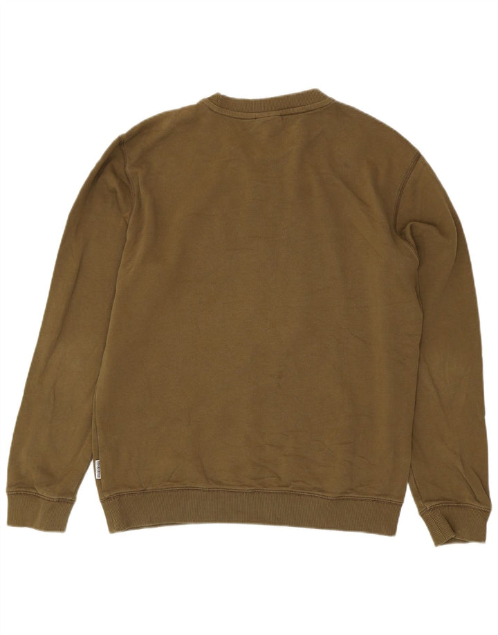 Napapijri Hombre Sudadera Gráfica Jumper Large Khaki