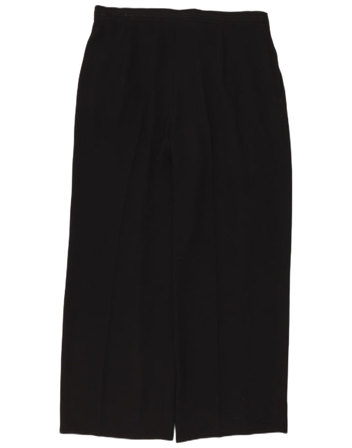 Perte by Krizia Pantalón chino recto para mujer W32 L28 Poliéster negro