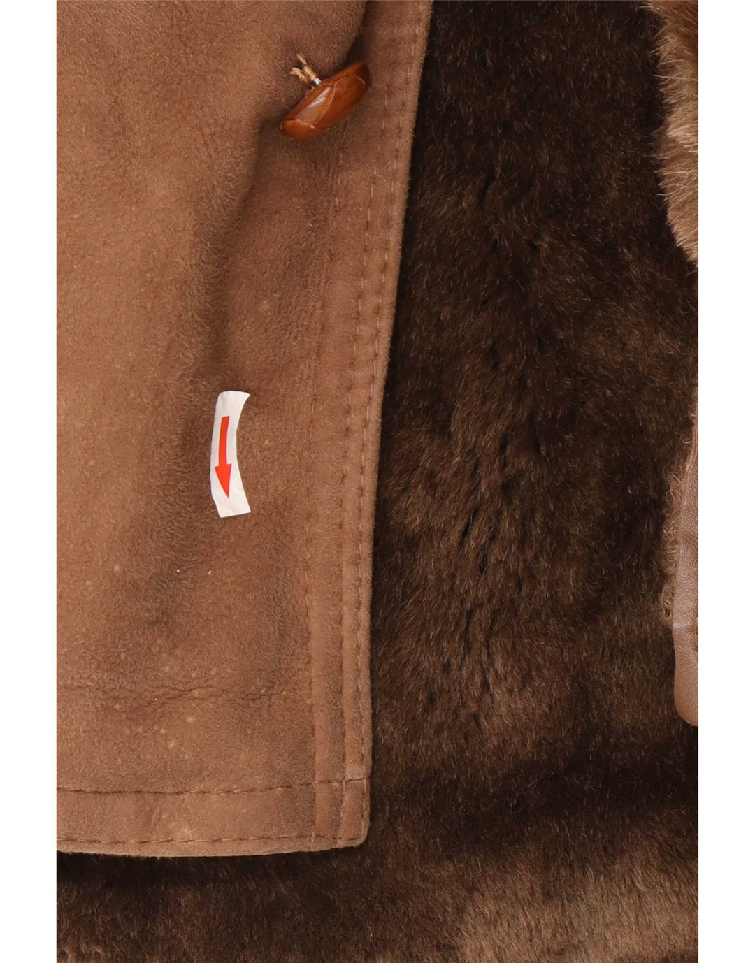 Carieri&Carieri Abrigo De Piel De Oveja Para Hombre IT 46 Small Marrón