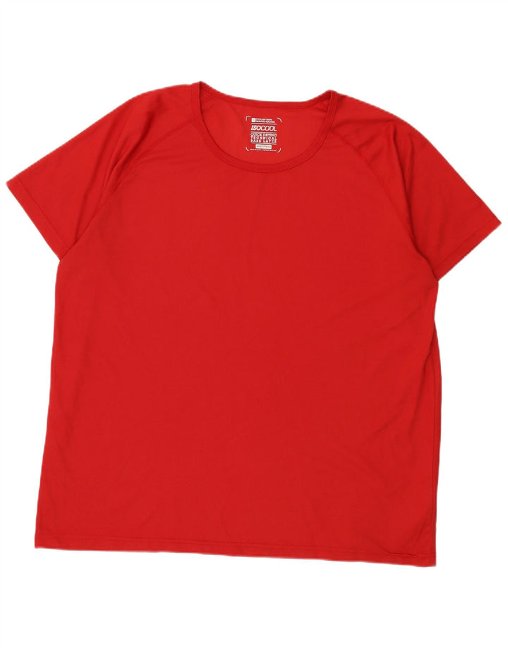 Mountain Warehouse Camiseta IsoCool para hombre Top 3XL Poliéster rojo