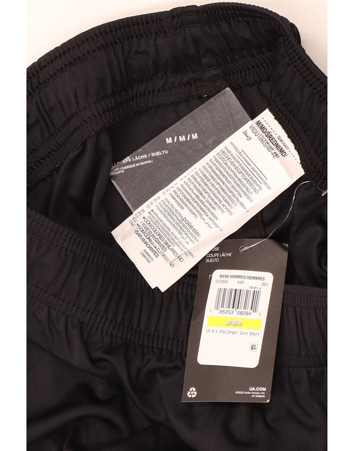 Under Armour Pantalones cortos deportivos para hombre Poliéster negro mediano