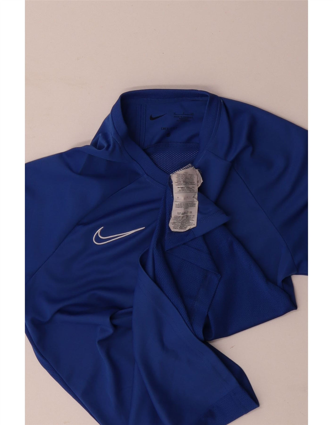 NIKE Camiseta Dri Fit para Hombre Top Small Azul Colorblock Poliéster