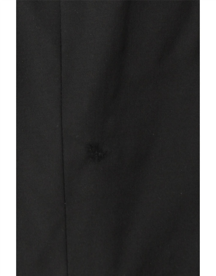 HUGO BOSS Chaqueta tipo blazer Guabello de 2 botones para hombre UK 40 Large Viscosa negra