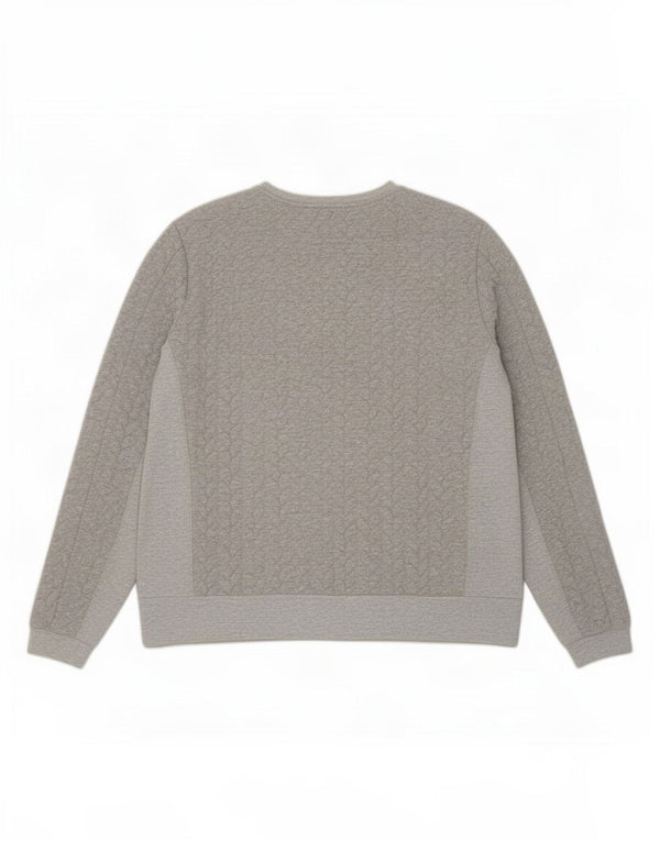 Zara Mujer Sudadera Jumper UK 44 Gris Medio