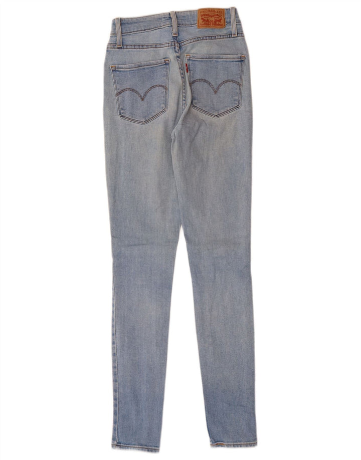 LEVI'S Vaqueros pitillo de talle alto 721 para mujer W24 L29 Algodón azul
