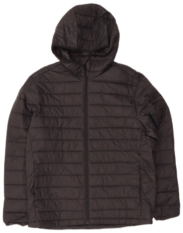 Jack & Jones Chaqueta acolchada con capucha para hombre UK 42 XL Negro