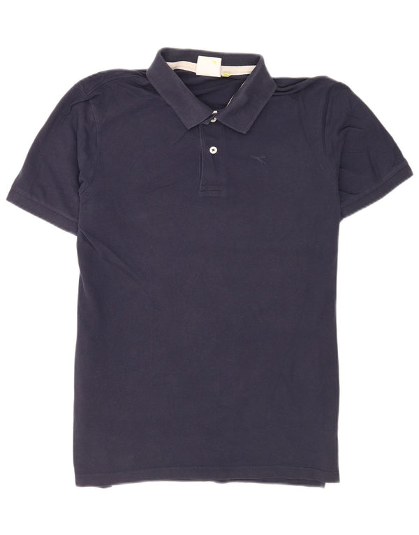 Diadora Polo Hombre Grande Azul Marino Algodón