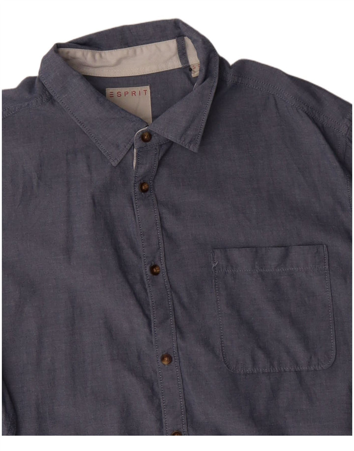 Camisa de hombre Esprit 2XL Algodón azul
