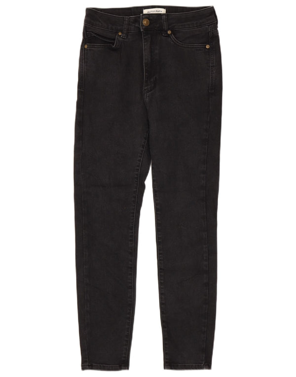 Marks & Spencer Jeans Ajustados Autograph para Mujer UK 8 Small W26 L26 Negro