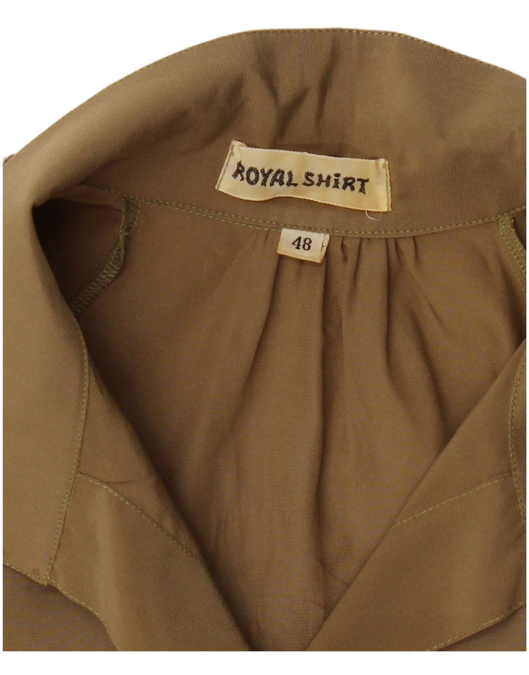 Blusa vintage para mujer IT 48 XL Caqui