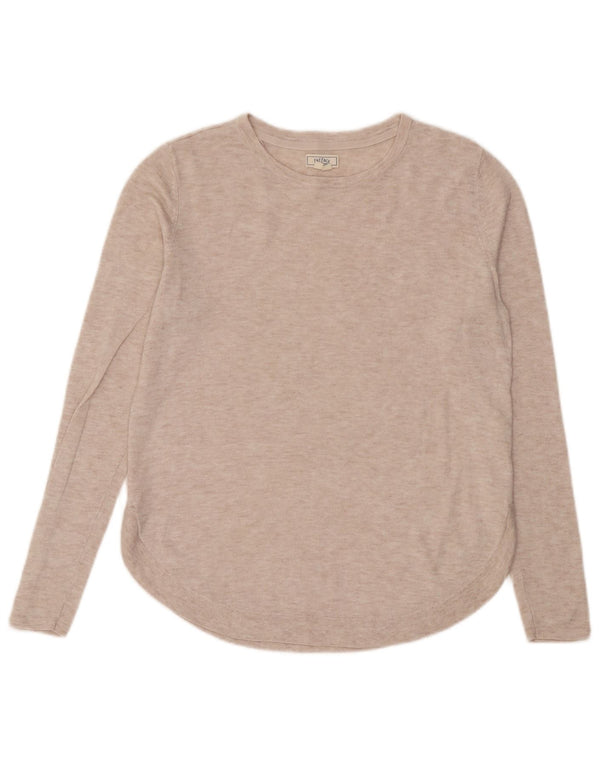 Suéter tipo jersey con cuello redondo para mujer de Fat Face UK 42 Poliéster beige medio