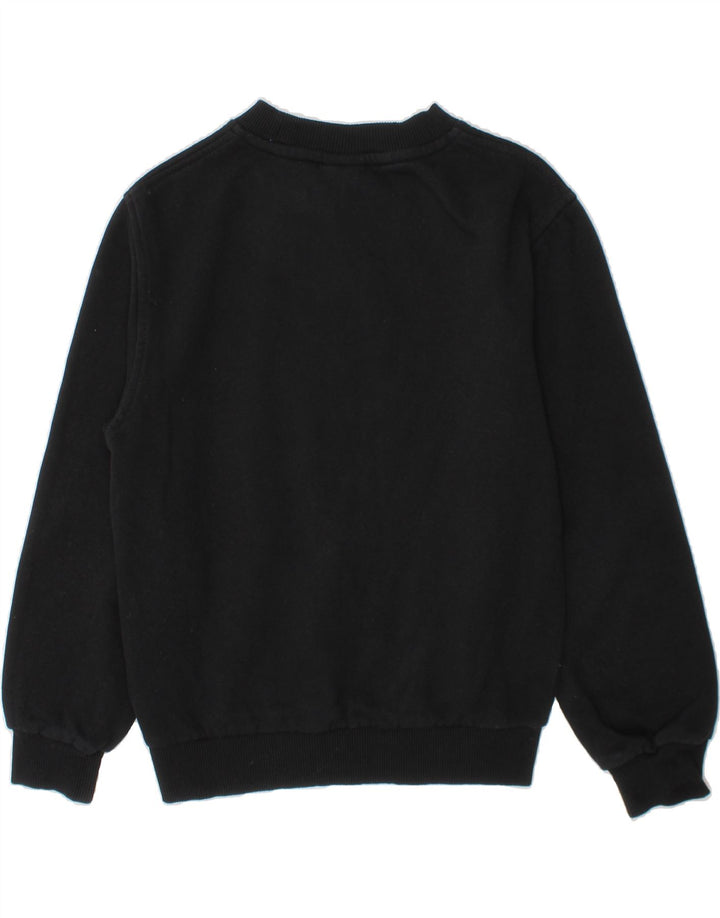 NIKE Girls Sweatshirt Jumper 8-9 Years Small Black Cotton Vintage Nike and Second-Hand Nike from Messina Hembry 