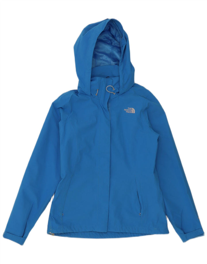 The North Face Chaqueta impermeable con capucha para mujer UK 10 Small Poliéster azul