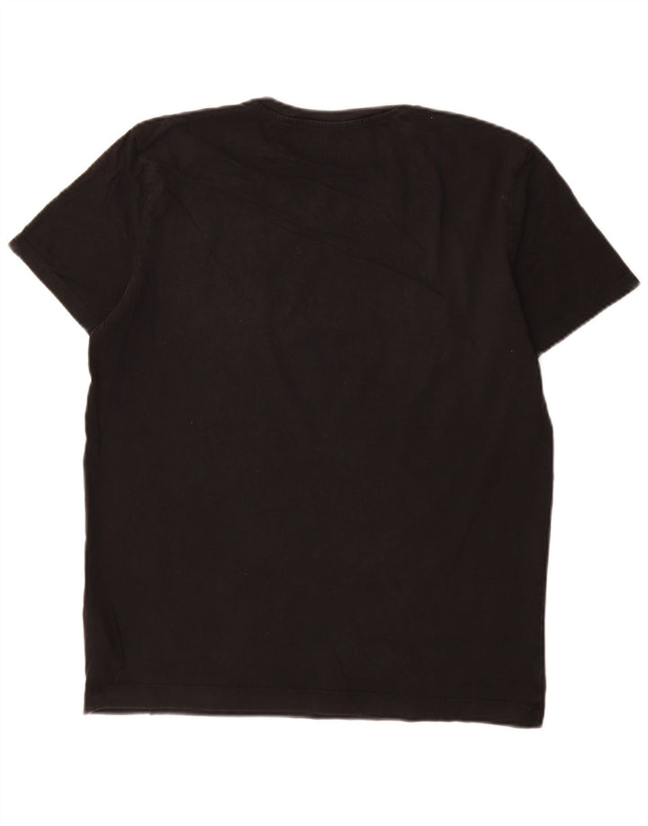 CALVIN KLEIN Camiseta gráfica para mujer Top UK 44 Algodón negro mediano