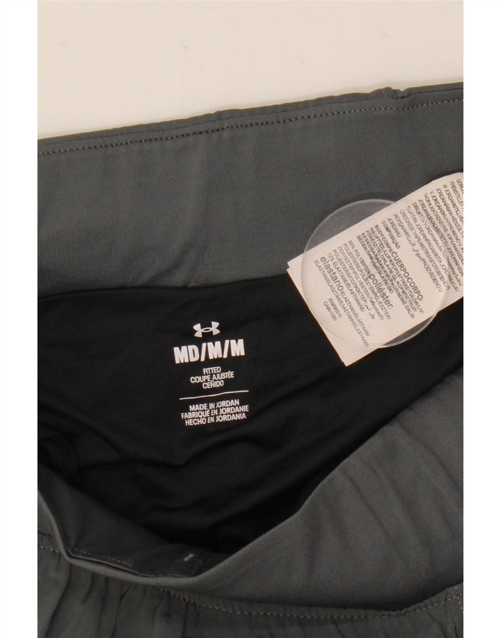 Under Armour Pantalones cortos deportivos para mujer UK 44 Poliéster gris medio