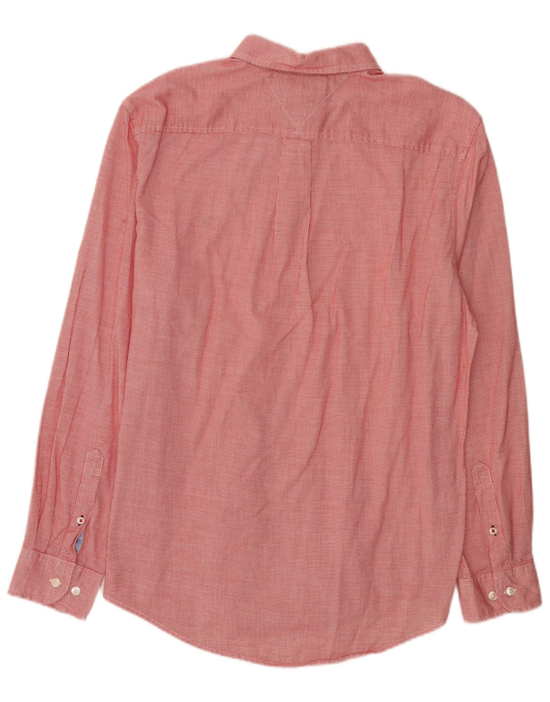 Camisa Tommy Hilfiger Hombre Mauricio Grande A Cuadros Rojos De Algodón