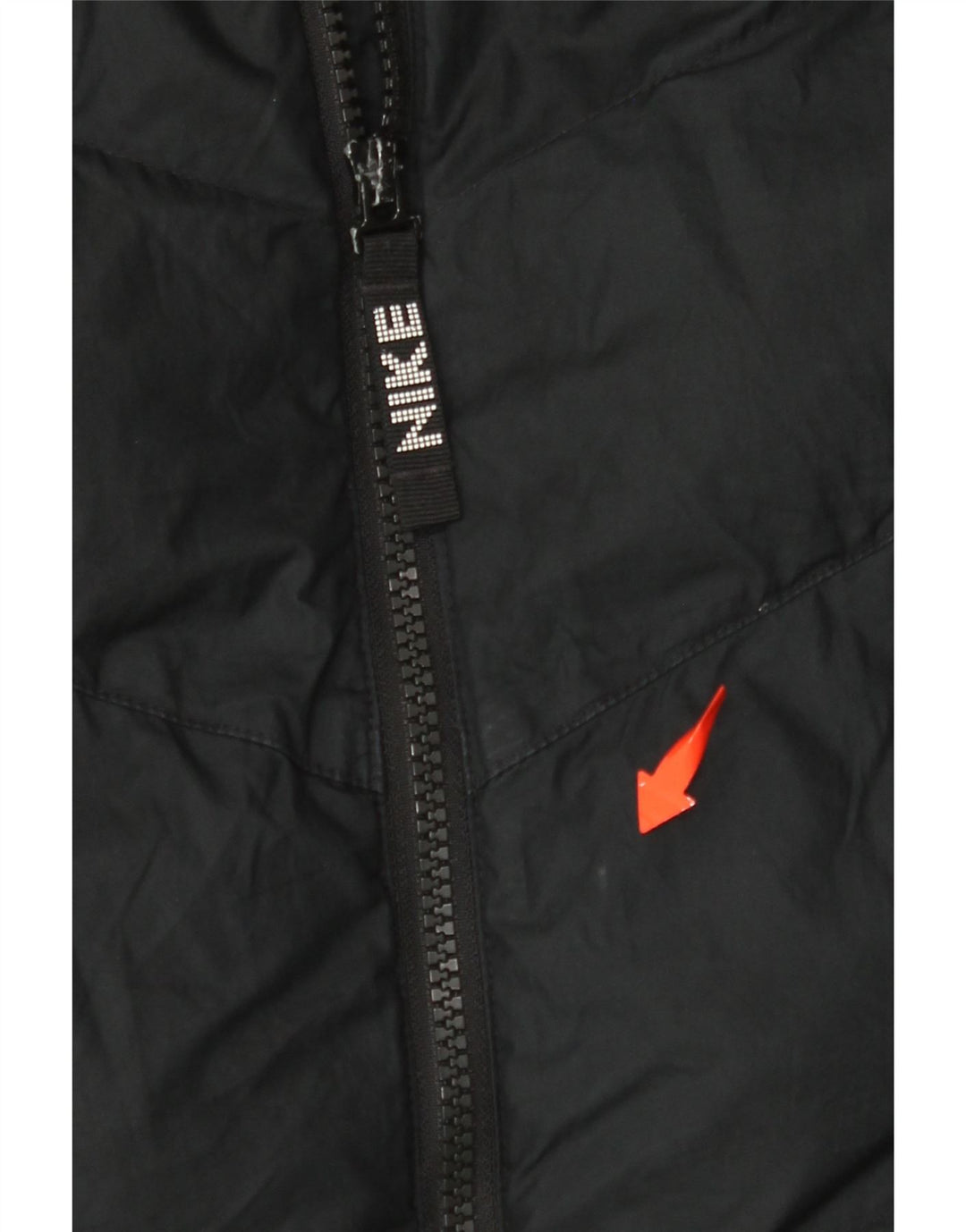 NIKE Chaqueta acolchada con capucha para niño 13-14 años XL Negro Poliéster