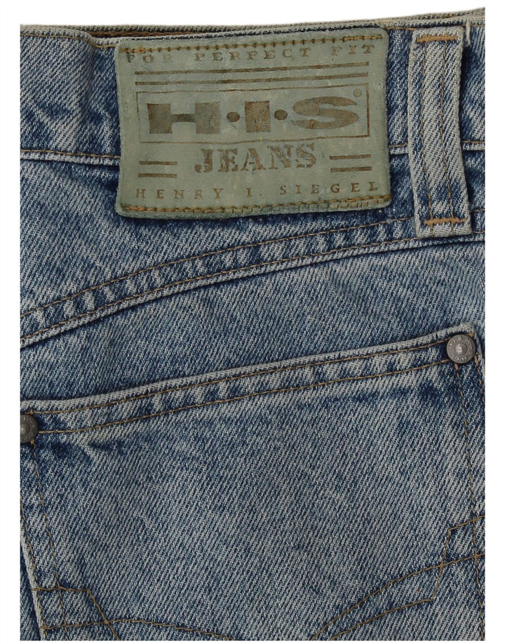 Vaqueros de cintura alta para mujer H.I.S W30 L30 Azul