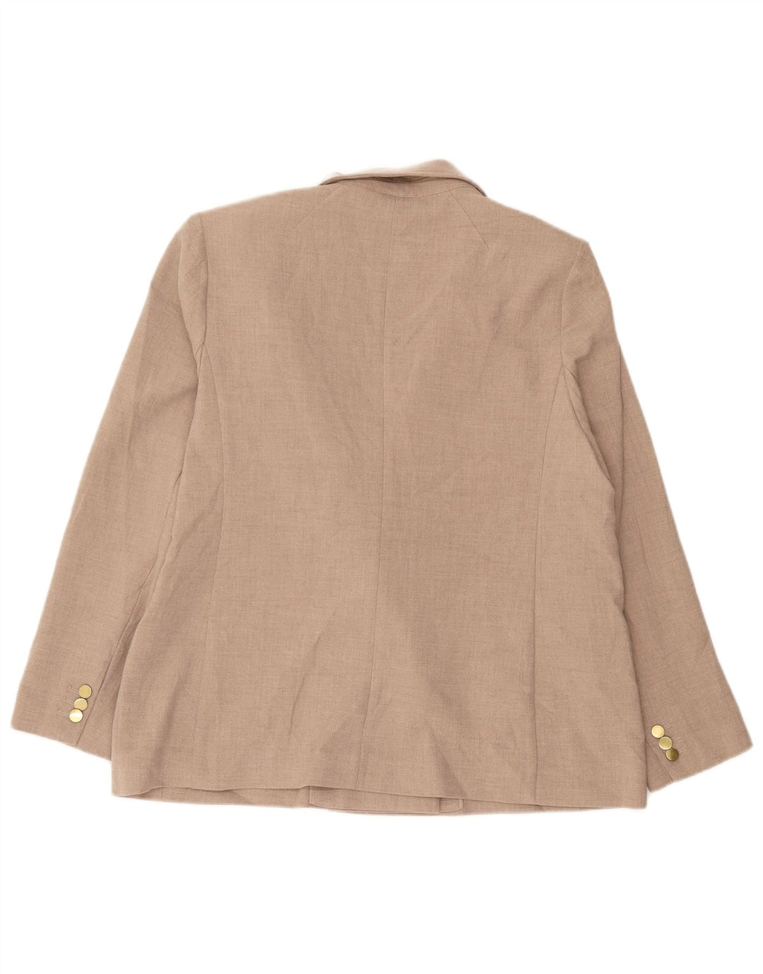 Marks & Spencer Chaqueta tipo blazer con doble botonadura para mujer UK 40 XL Beige