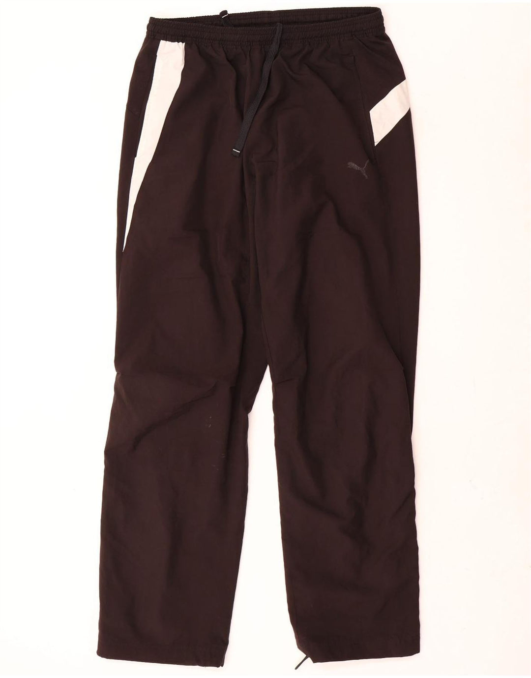 Pantalones De Chándal Puma Hombre Negro Mediano Poliéster Color Block