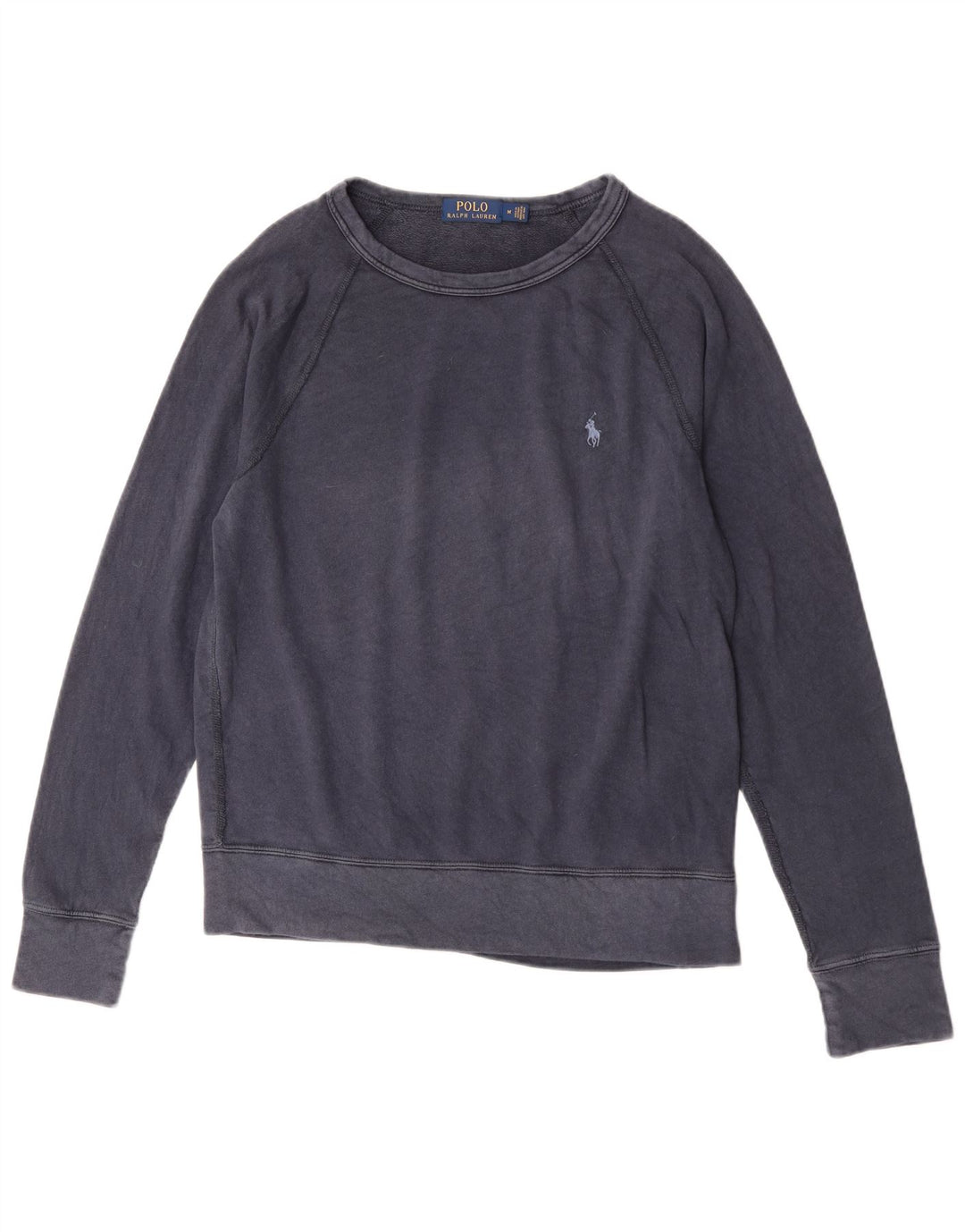Polo Ralph Lauren Hombre Sudadera Jumper Medio Azul Marino Algodón
