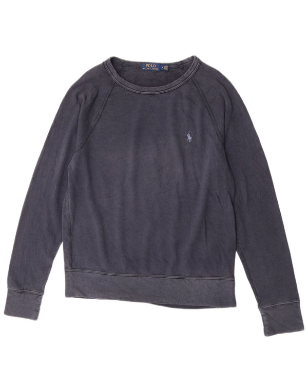 Polo Ralph Lauren Hombre Sudadera Jumper Medio Azul Marino Algodón