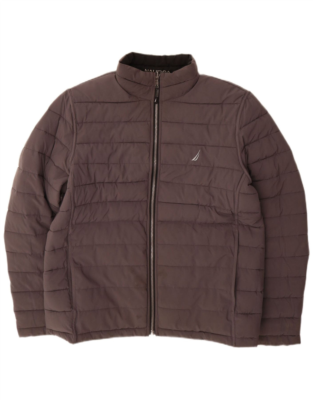 NAUTICA Chaqueta acolchada reversible para hombre UK 40 Large Poliéster negro