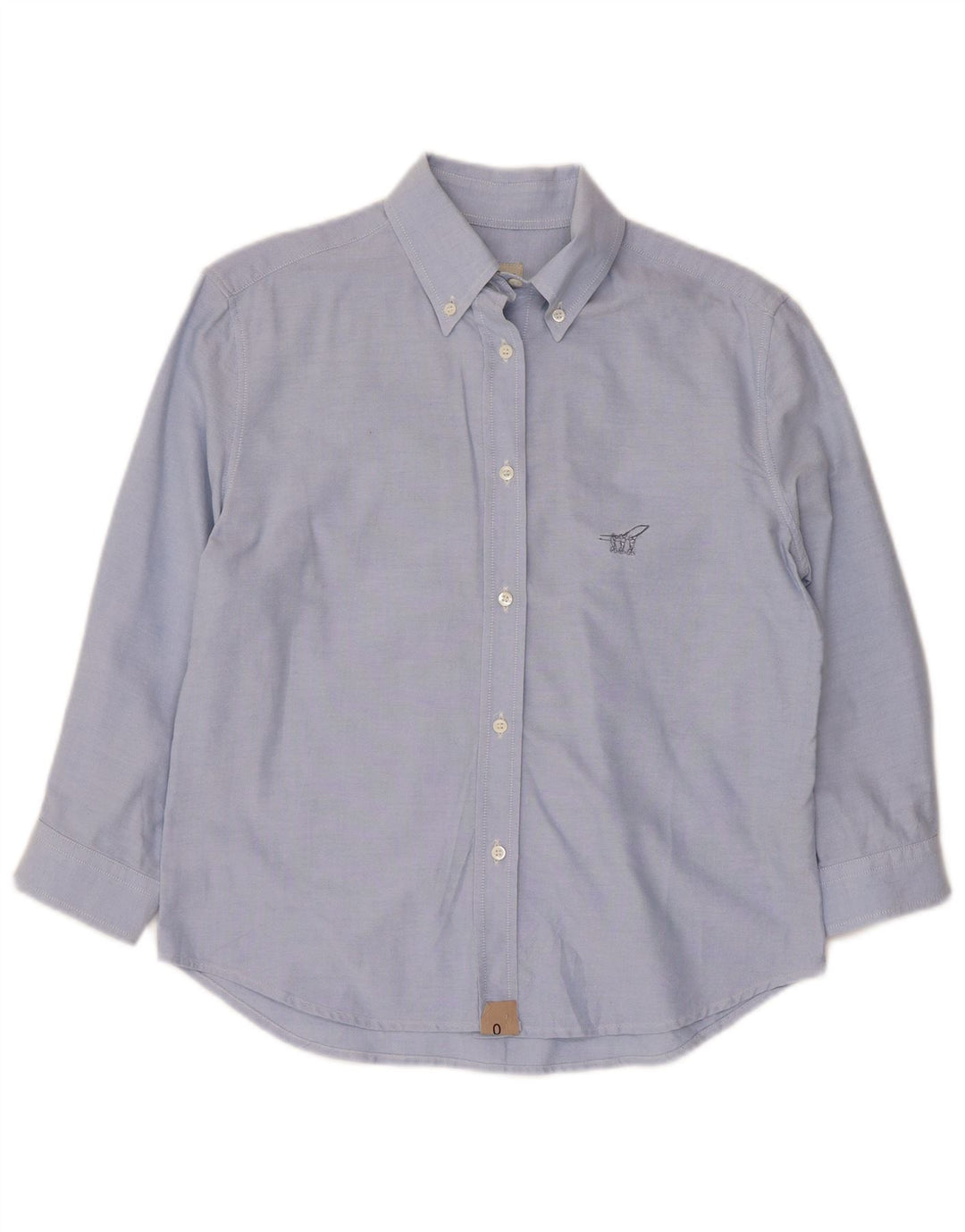Henry Cottons Camisa de manga 3/4 para mujer IT 42 Algodón azul medio