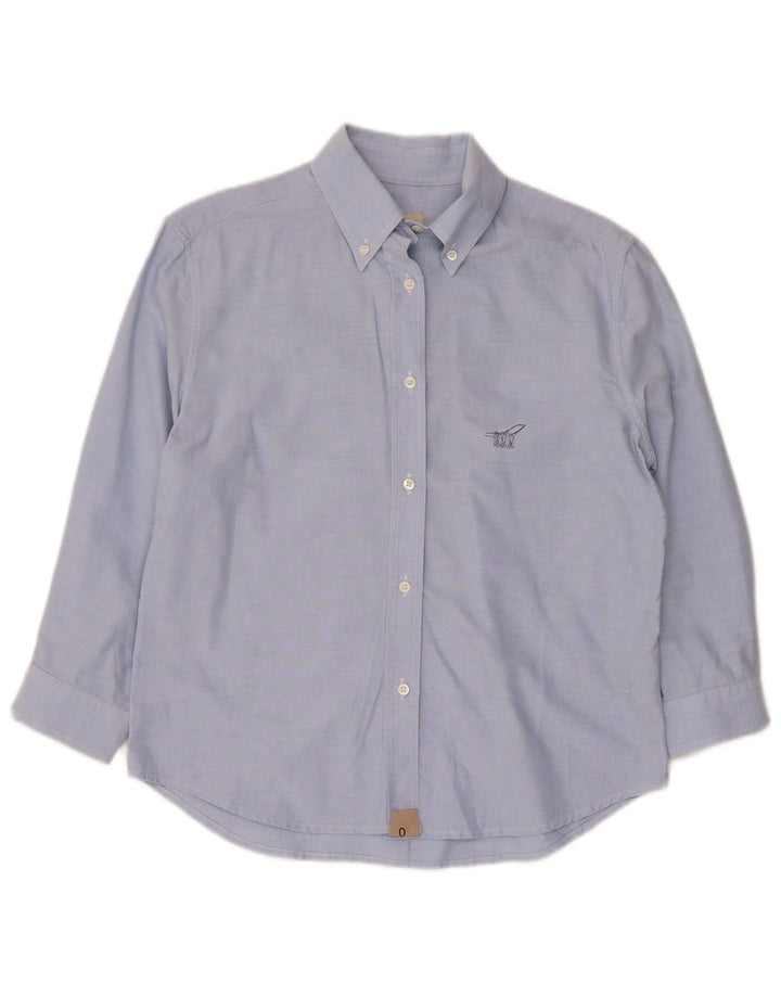 Henry Cottons Camisa de manga 3/4 para mujer IT 42 Algodón azul medio