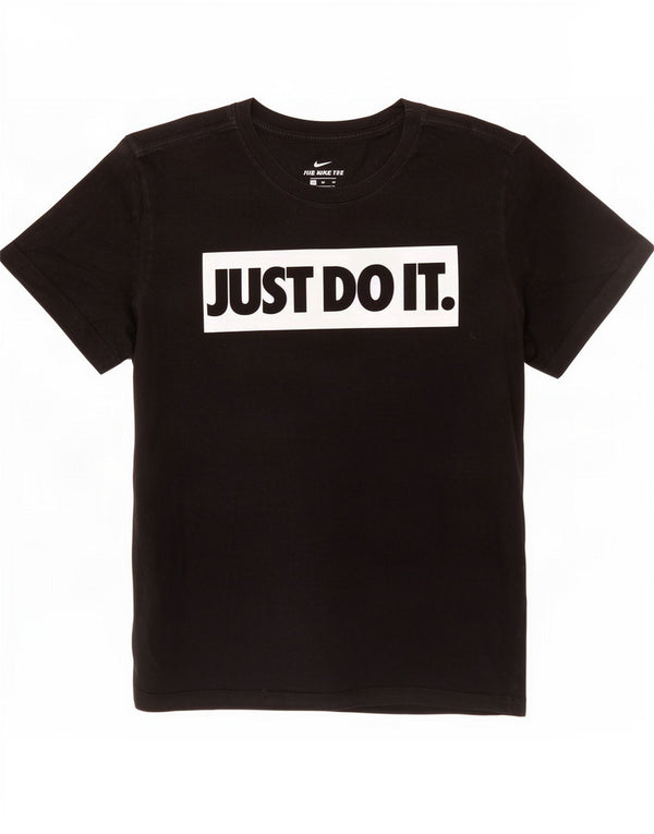 Nike Camiseta gráfica para hombre Top XL Algodón negro