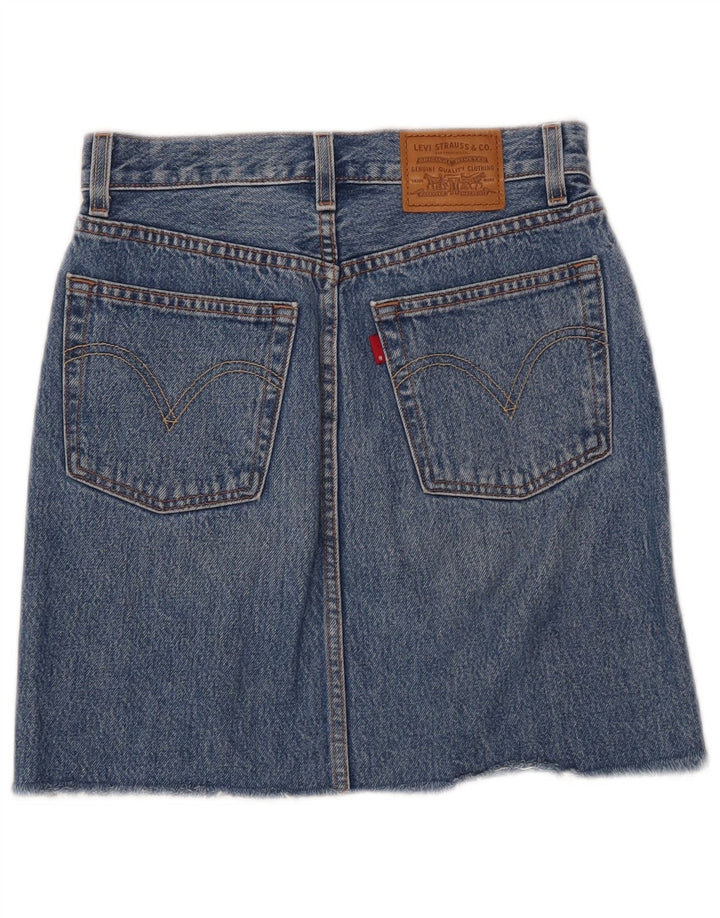 Falda Vaquera Levi's Mujer W25 XS Algodón Azul