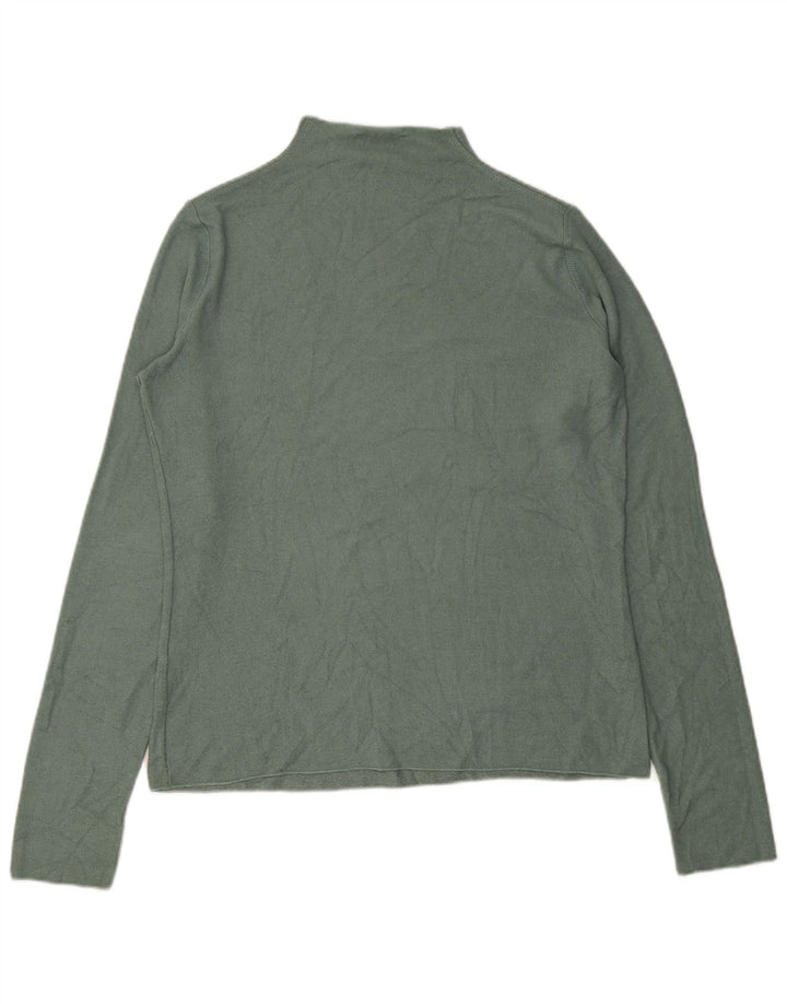 Zara Mujer Cuello Alto Jersey Jersey UK 46 Grande Verde