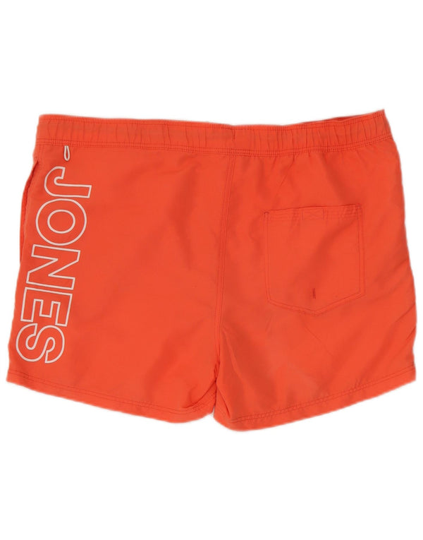 Jack & Jones Hombre Bañador con gráfico gráfico Grande Naranja Poliéster