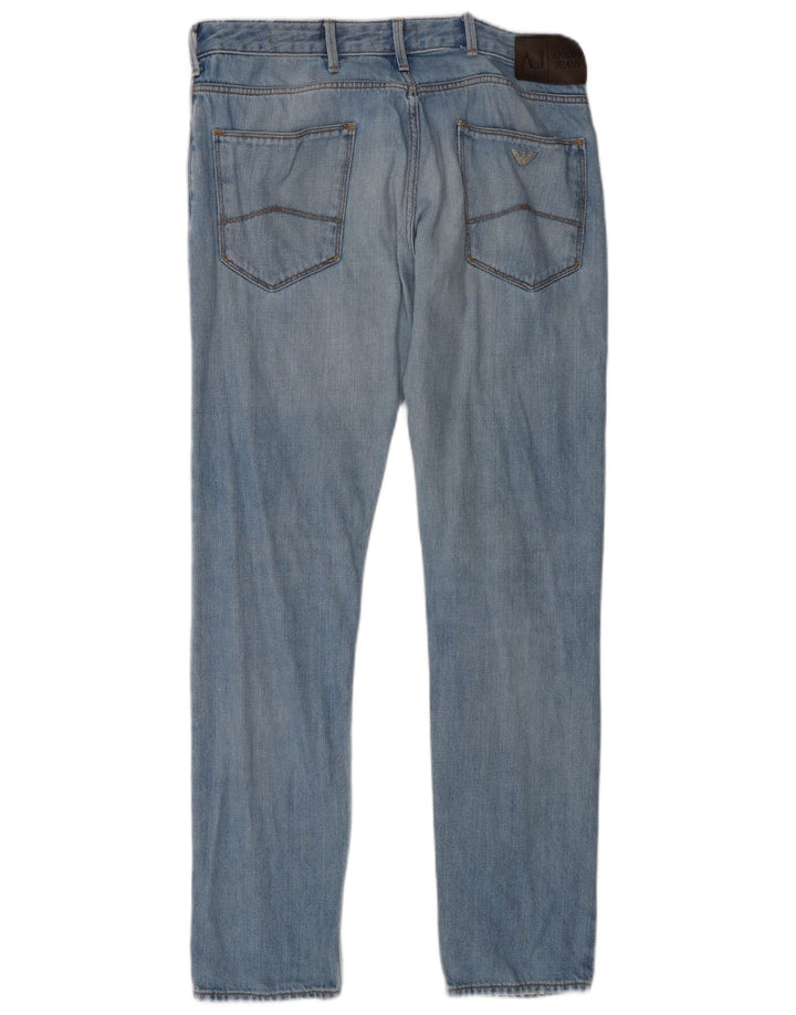Vaqueros Armani Hombre Slim W32 L30 Algodón Azul