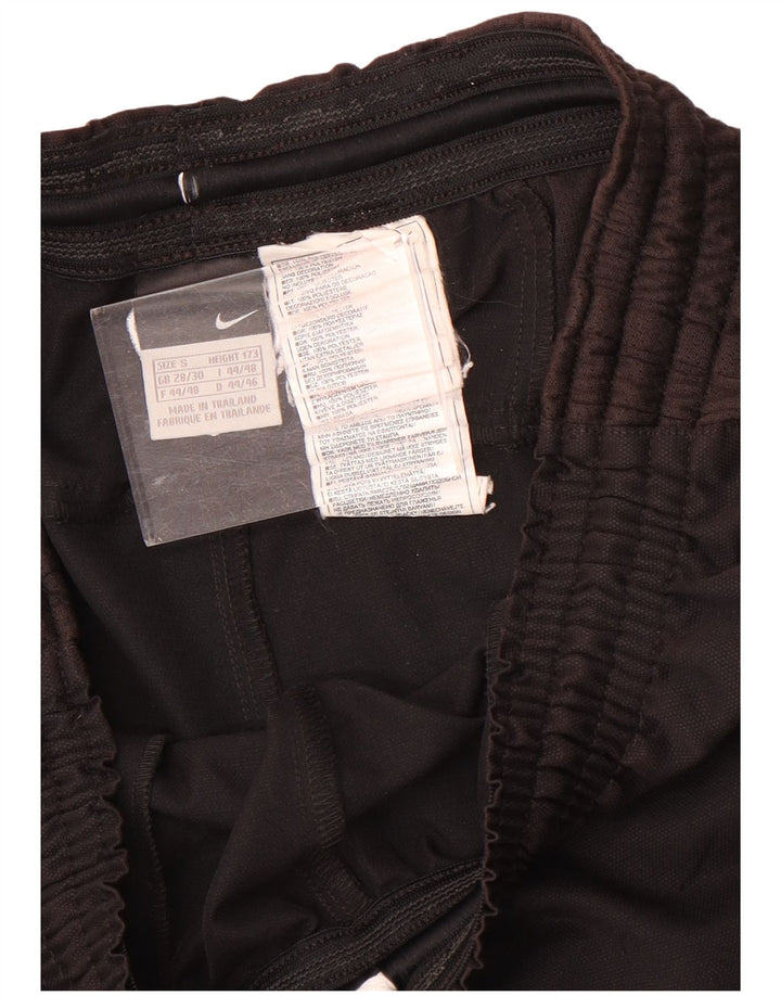 Nike - Pantalones cortos deportivos para hombre, talla pequeña, poliéster negro