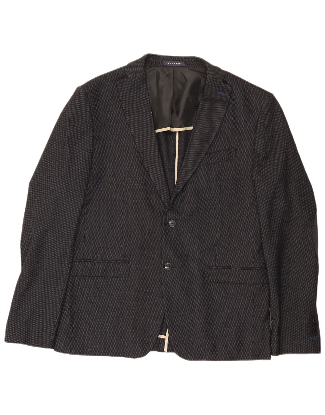 Zara Chaqueta tipo blazer de 2 botones para hombre EU 54 XL Negro