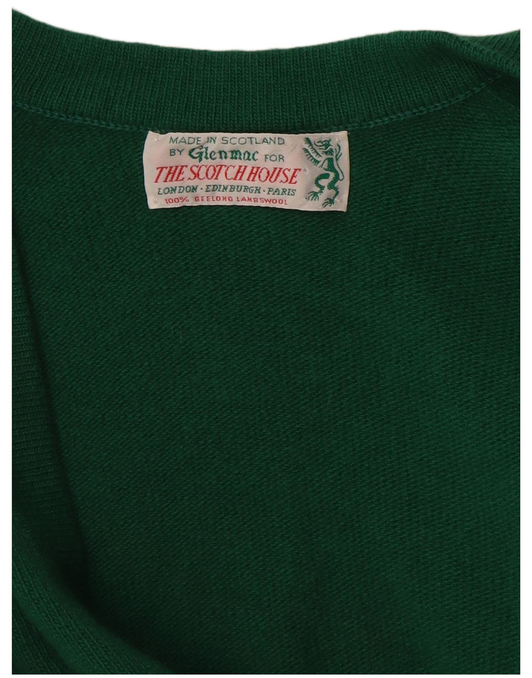 Glenmac - Cárdigan para mujer, talla 40, talla grande, lana de cordero verde