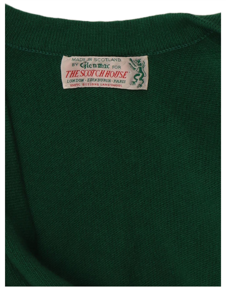 Glenmac - Cárdigan para mujer, talla 40, talla grande, lana de cordero verde