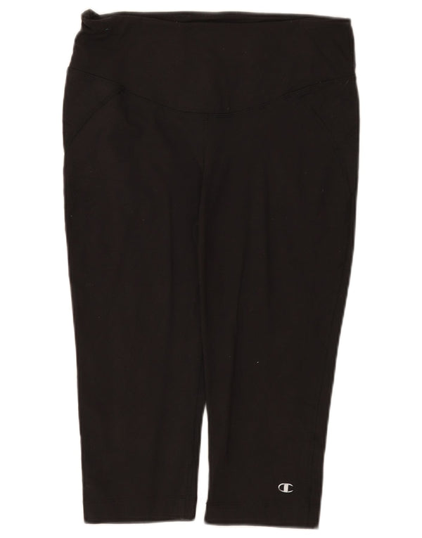 Champion Leggings Capri para Mujer UK 12 Medium Black Nylon