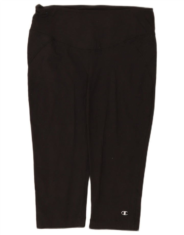 Champion Leggings Capri para Mujer UK 12 Medium Black Nylon