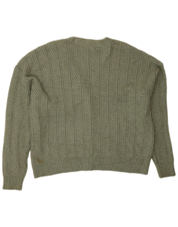 Marks & Spencer Cárdigan para Mujer UK 40 XL Poliéster Verde