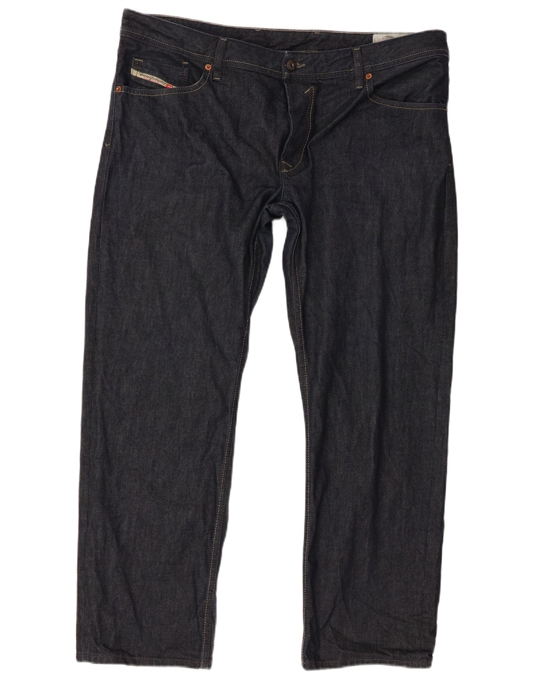 Diesel Hombre Waykee Regular Vaqueros Rectos W40 L30 Algodón Azul Marino