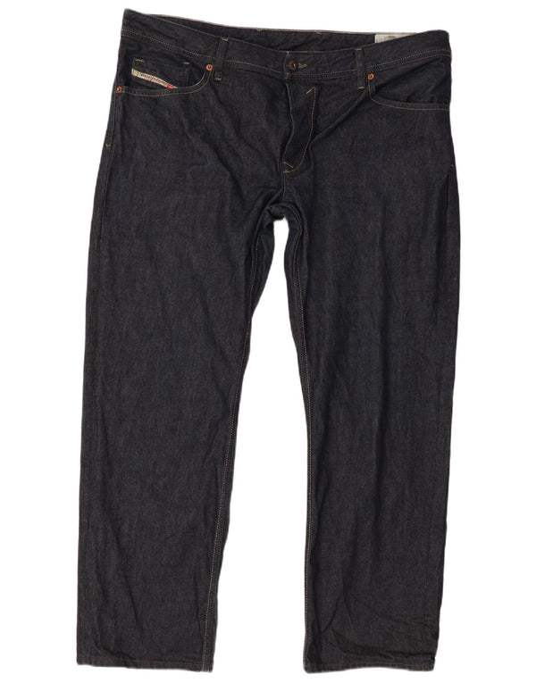 Diesel Hombre Waykee Regular Vaqueros Rectos W40 L30 Algodón Azul Marino
