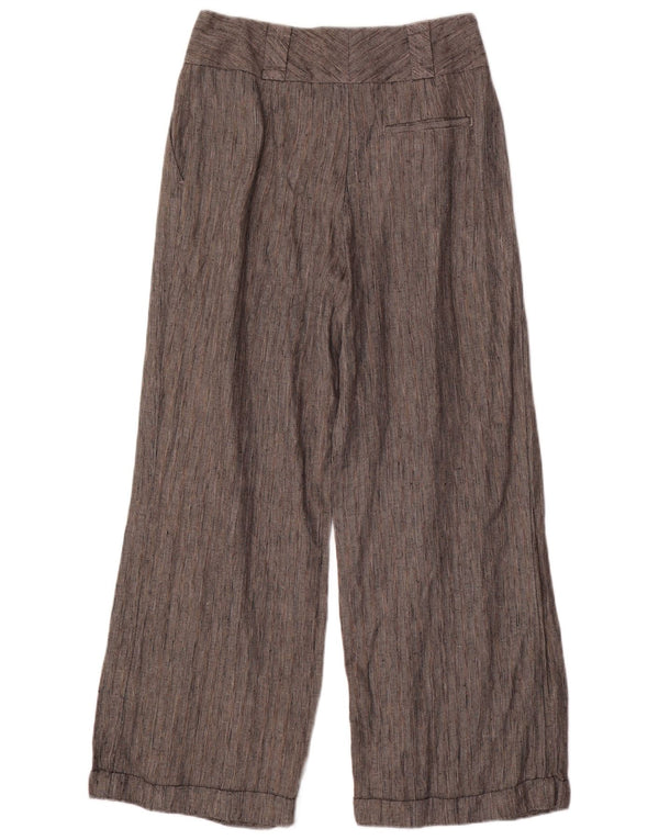 Marks & Spencer Pantalones Chinos para Mujer UK 12 Medium W30 L30 Black Moteado